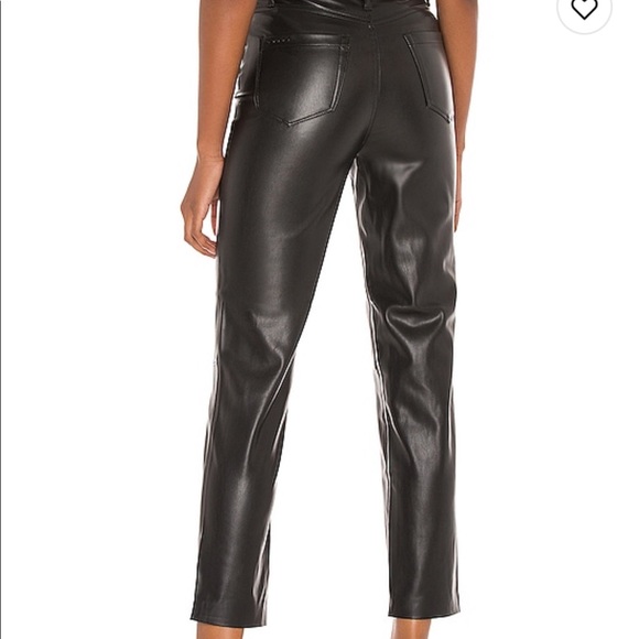 BLANKNYC Vegan Leather Straight Leg Pant - Picture 4 of 7